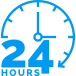 Customer care available 24/7